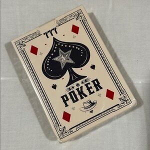 ♠️ Texas Hold’em Waterproof Playing Cards - Western Cowboy Poker Deck ♠️